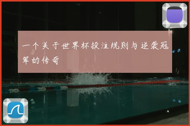 一个关于世界杯投注规则与逆袭冠军的传奇